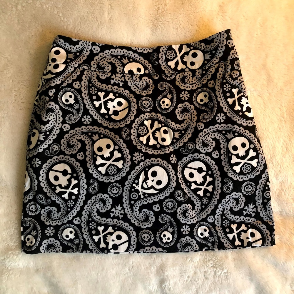 Black Loudmouth Womens Golf Skirt